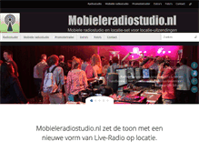 Tablet Screenshot of mobieleradiostudio.nl